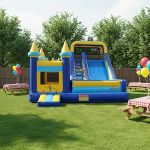 Castillo Inflable Comercial para Niños, Castillo Saltarín Inflable para Fiestas al Aire Libre, Ceremonias, Eventos y Celebraciones