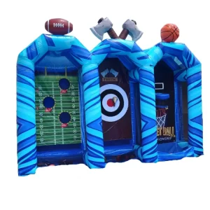 Commercial Kids Outdoor Carnival Interactive Games Juegos Inflables Sports 3 1 Inflatable Sports Game