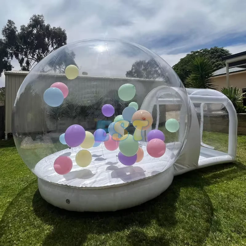 Kommerzielle Kinderparty tragbare hüpfende Blase Ballon-Dome-Haus Zelt aufblasbares Blasenhaus zur Vermietung