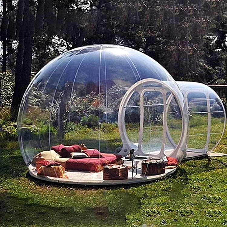 Commercial Kids Party Tent Clear Dome Balloon Bubble House Outdoor Event PVC Model Sunroom With Blower Accessory