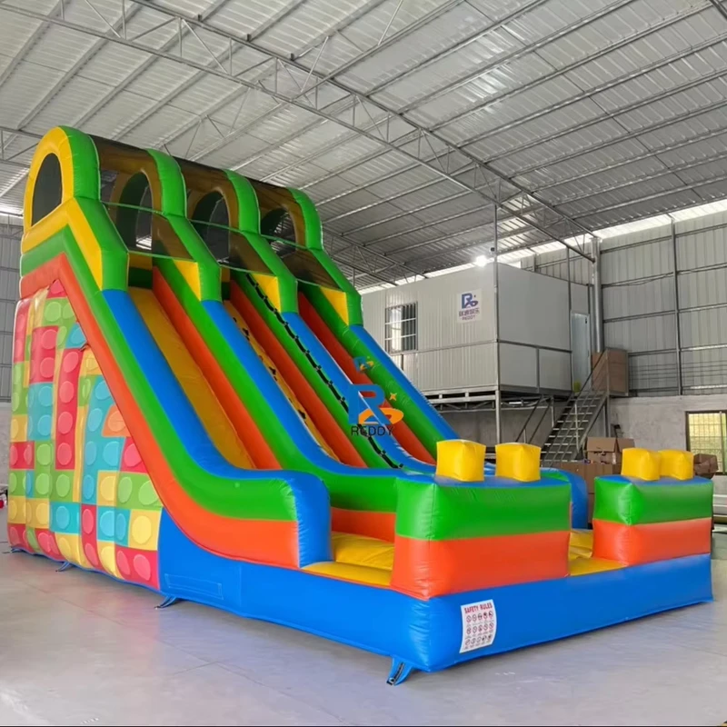 Castello Gonfiabile per Bambini con Scivolo Combinato