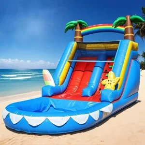 Commercial Large 100% PVC Inflatable Water Slide for Adults and Children with Blower