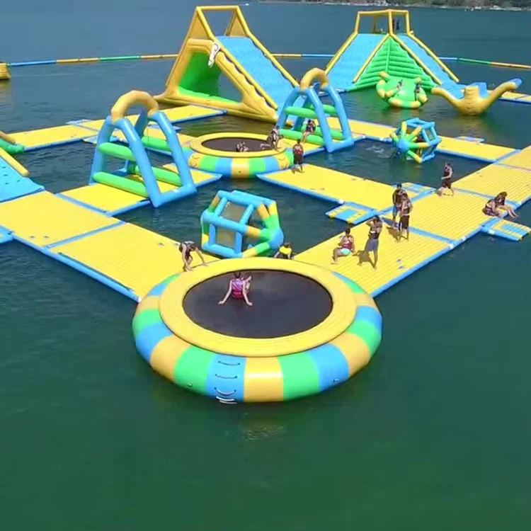 Taman Air Terapung Aqua PVC Inflatable Besar Komersial