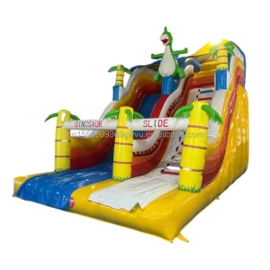 Commercial Large PVC Inflatable Water Castle for School Garden Airport Backyard Entertainment with Jumping Slide