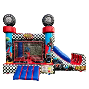 Commercial Monster Truck Toddler Mini Inflatable Bounce House Combo Children’s Indoor Inflatable Bouncer Jumping Castle