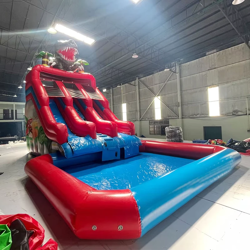 Seluncur Air Dinosaurus Inflatable Anak Paling Populer
