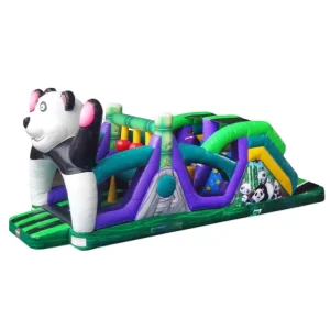 Commercial New Design Inflatable Playground Panda Inflatable Obstacle Course