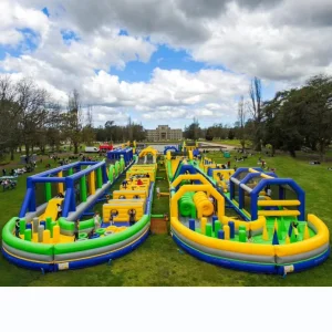 Commercial Obstacle Course Adults Big Park Inflatable Obstacle Course for Sale
