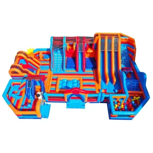 Commercial Obstacle Course Inflatable Outdoor Inflatable Bounce Playground for Sale