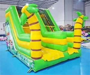 Commercial Outdoor Inflatable Bouncy Castle with Slide Sports Games for Kids Inflatable Obstacle Course Bounce House Slide Combo