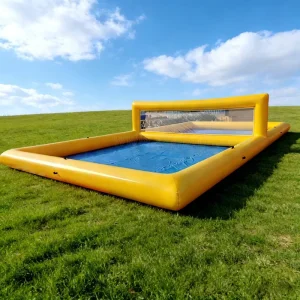 Commercial Outdoor Inflatable Volleyball Field Inflatable Water Beach Volleyball Court Sport Game for Sale