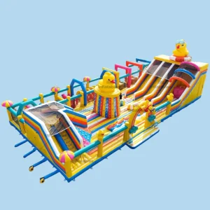 Commercial Outdoor Kids Inflatable Playground Amusement Equipment Large PVC Theme Park Slide for Carnival