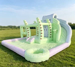 Commercial Outdoor Kids Toddlers Inflatable Castle Cartoon Jumping Bouncy Castle Slide Combo Inflatable Bounce House With Blower
