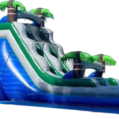 Escorrega de Água Inflável Comercial para Ocasiões de Verão, Escorrega de Água para Piscina