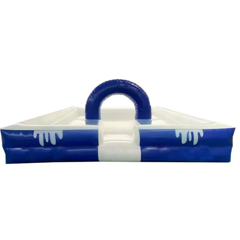 Piscina de espuma de burbujas inflable portátil comercial para exteriores, piscina de jabón, diversión en fiestas, juego acuático de verano