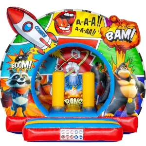 Commercial Outdoor Water Inflatable Obstacle Course with 500-800kg Capacity for Party Rentals Bounce Castle