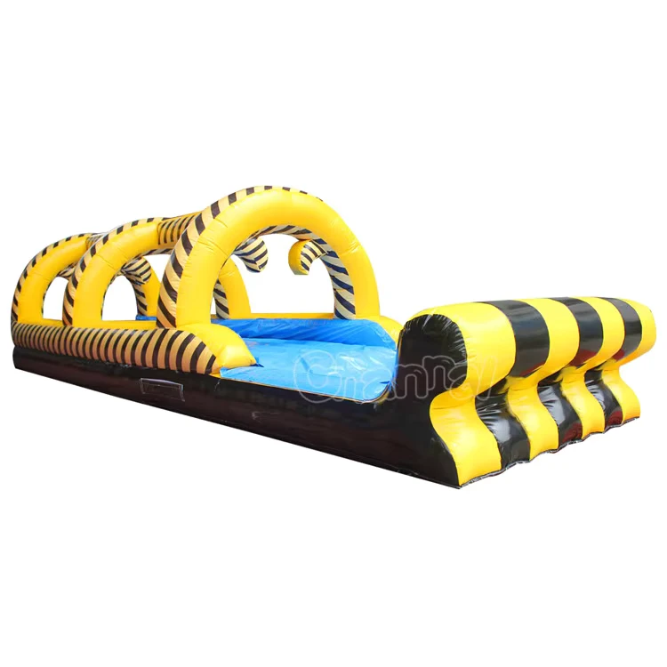 Kommerzieller Outdoor-Wasserrutsche aufblasbar mit Pool aufblasbare Rutsche