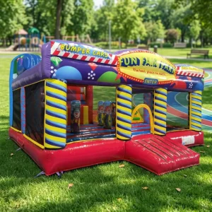 Commercial PVC 0.55mm Thick CE Certified 3-Year Warranty Carnival Inflatable Castle Bounce House Combo Jumpy House Party