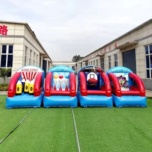 Commercial PVC 4 in 1 Inflatable Carnival Game for Children Outdoor Adult Amusement Game for Event