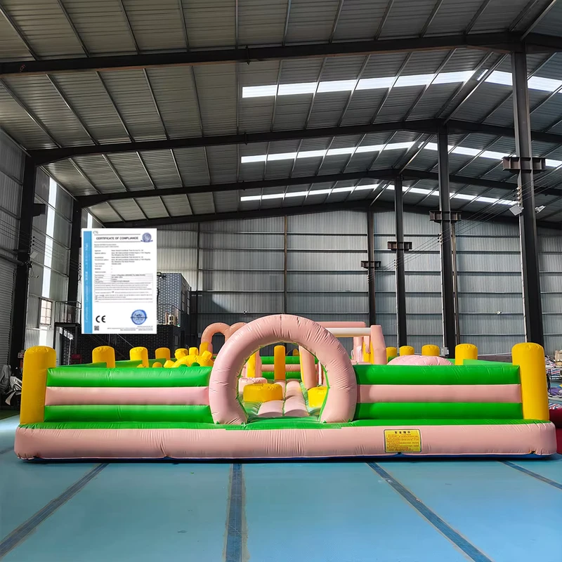 Château gonflable commercial en PVC avec toboggan, aire de jeux gonflable intérieure pour centres commerciaux, zones pour enfants