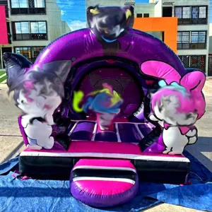 Commercial PVC CE Certified Inflatable Japan Cartoon Bouncy Castle Kids Bouncer Slide for Party