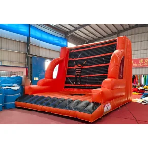 Giochi Gonfiabili Commerciali in PVC, Parete Gonfiabile con Velcro per Uso all'Aperto e al Chiuso, Parete Appiccicosa Gonfiabile con Costume Appiccicoso