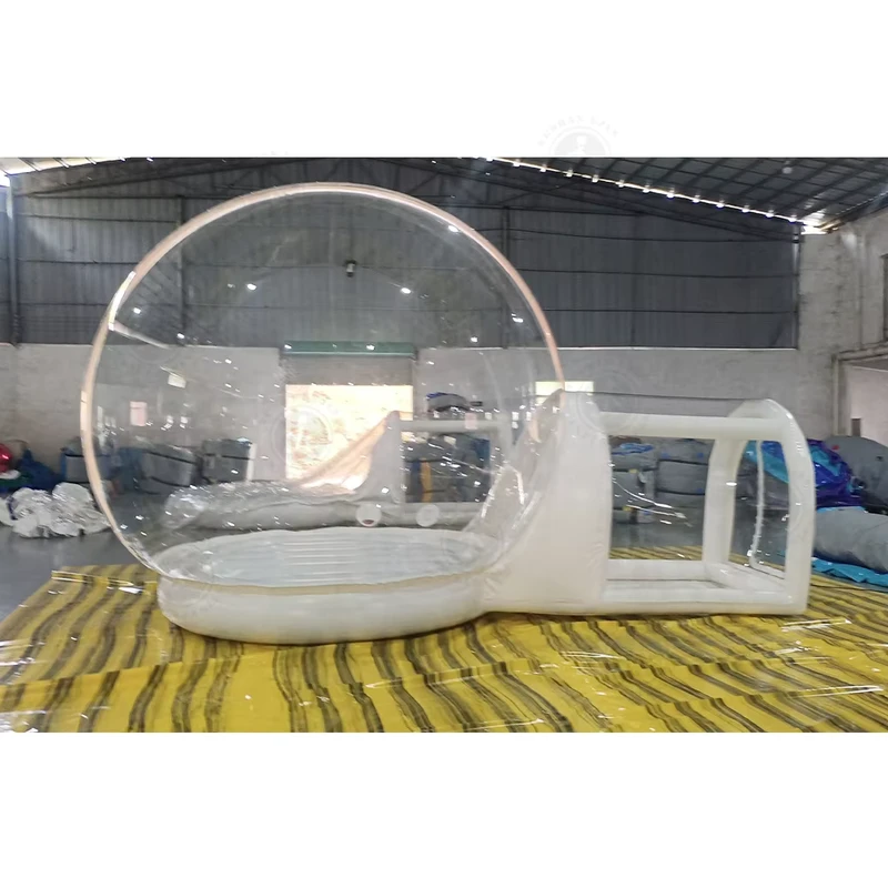 Commercial PVC Elastic Bouncing Castle Dome Transparent Inflatable Bubble House with Jumping Mattress