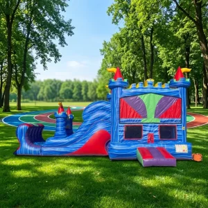 Commercial PVC Inflatable Bouncer Combo Castle Bounce House with Customizable Size and 3 Year Warranty for Kids Party
