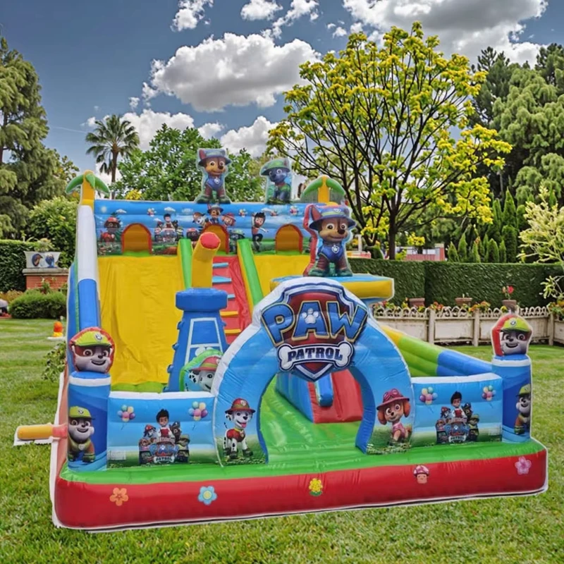 Lâu Đài Bouncy Bằng Bạt PVC Thương Mại Di Động 50 Chỗ Ngồi
