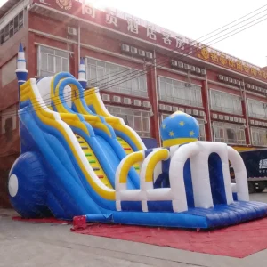 Commercial PVC Inflatable Castle & Dry Slide with Customizable Capacity Indoor Outdoor Use Includes Blower