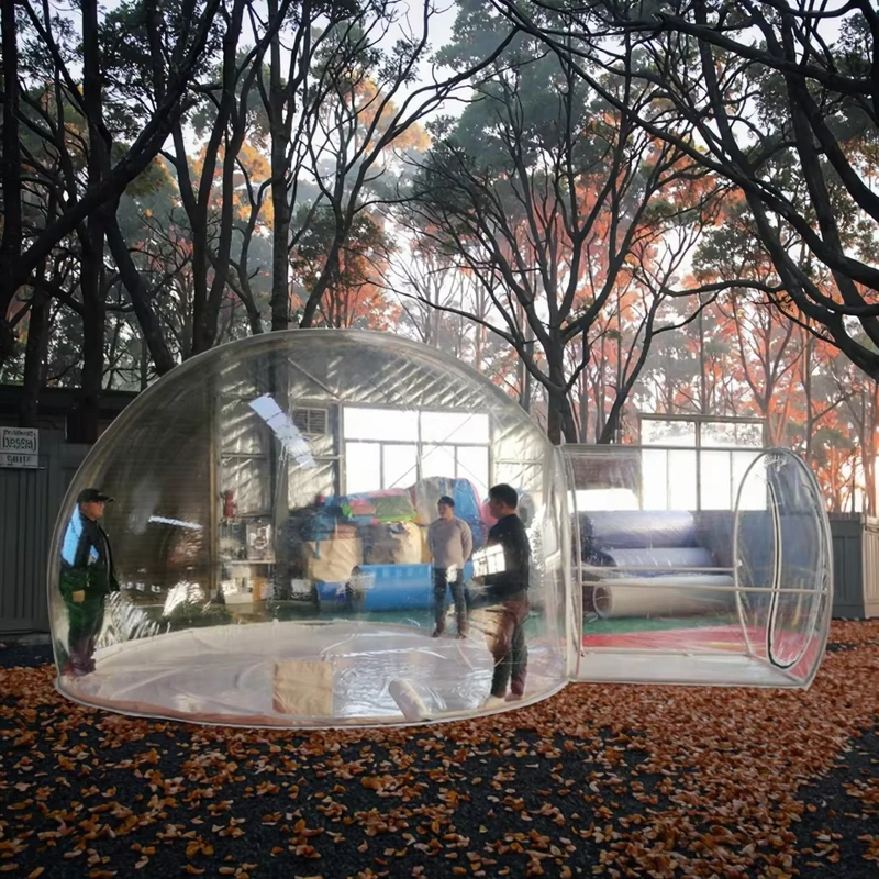 Casa Burbuja Inflable Transparente de PVC Comercial para Eventos al Aire Libre
