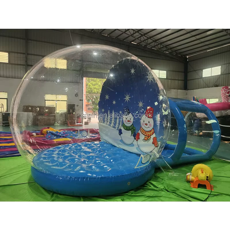 Tienda Burbuja Transparente Inflable de PVC Comercial para Decoración Navideña al Aire Libre