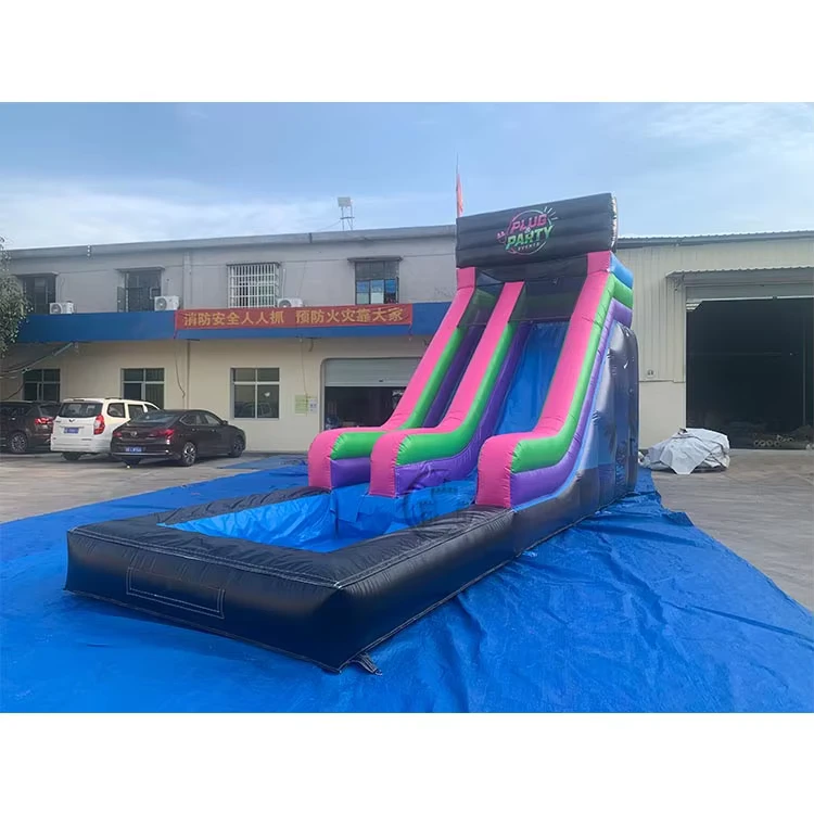 Commercial PVC Inflatable Water Slide Combo Bouncer Pool and Slip Slide for Adults for Home School or Outdoor Use