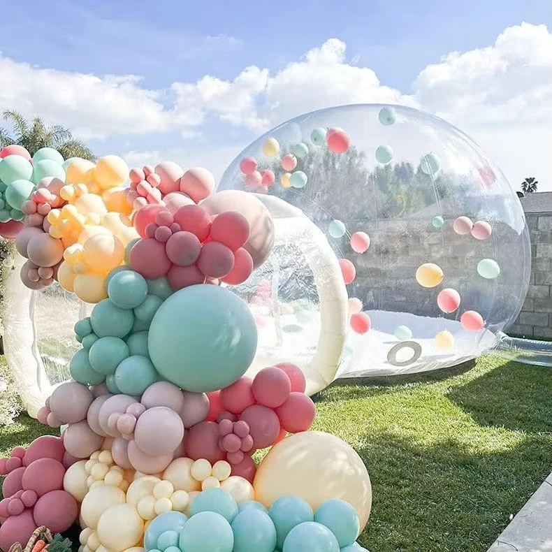Commercial PVC Inflatable Wedding Bounce House Blower Easy Setup Outdoor Party Rentals Ages 0-7 3-Year Warranty 6-8 Passengers