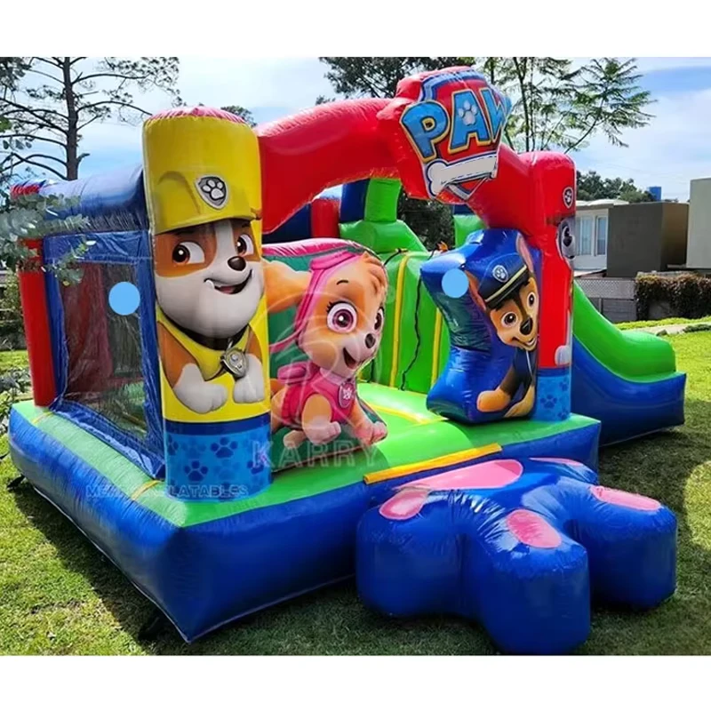 Casa de saltos inflável comercial de PVC, casa de desenhos animados, castelos infláveis para crianças, jumpers para festas