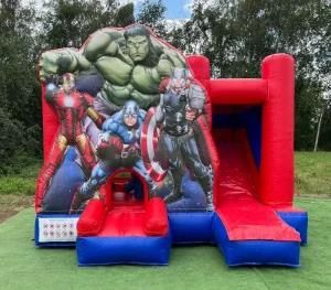 Château gonflable commercial en PVC Moonwalk Jumper thème garçon, combo, maison gonflable, château sec pour enfants