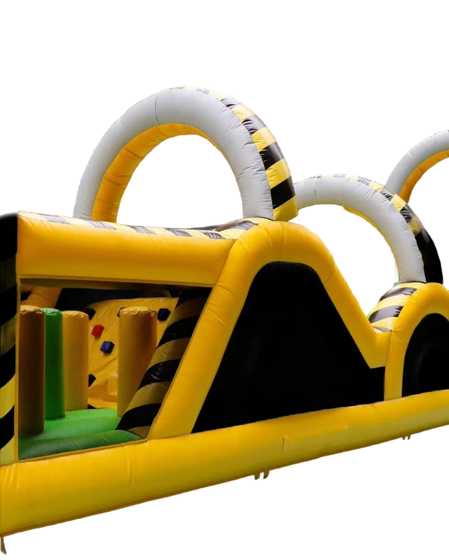Gewerbliche PVC-Plane Aufblasbare Hindernisparcours Spiele, Hindernisparcours, aufblasbare tropische Hindernisparcours, Hüpfburg