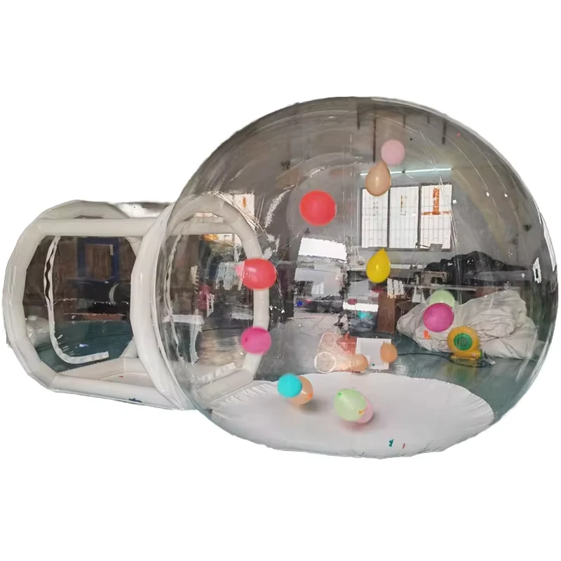 Tenda Gonfiabile a Cupola Trasparente per Feste Commerciali, Casa Gonfiabile a Bolle