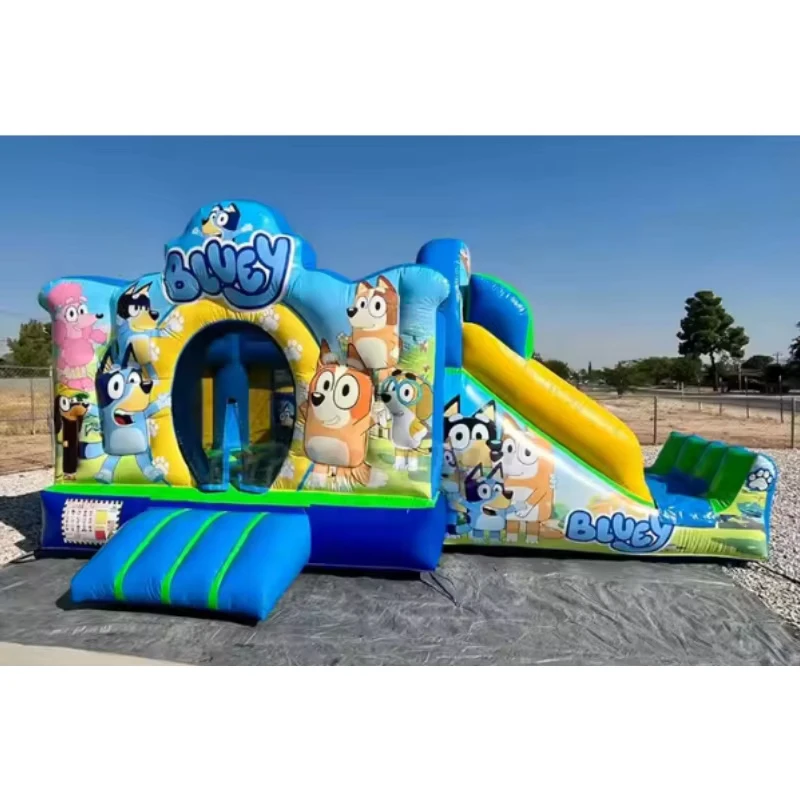 Commercial Party Rental PVC Cartoon Bounce Jumping House Castle Inflatable Bouncy Castle Slide CE Certified Eco Friendly 500kg