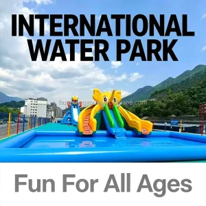 Commercial Pool Animal Theme Water Park Inflatable Equipment Supply for Aqua Playground