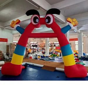 Commercial Promotion Cute 5.1*4.3m Inflatable Arch Toy Decoration Archway for Mall Event
