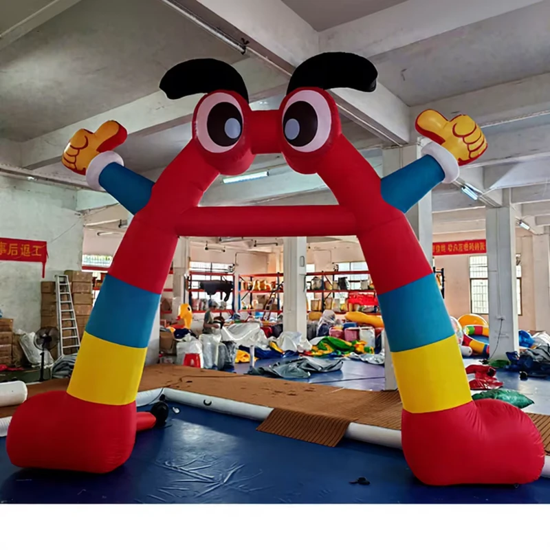 Dekorasi Mainan Inflatable Lengkung Lucu 5.1*4.3m untuk Acara Mall