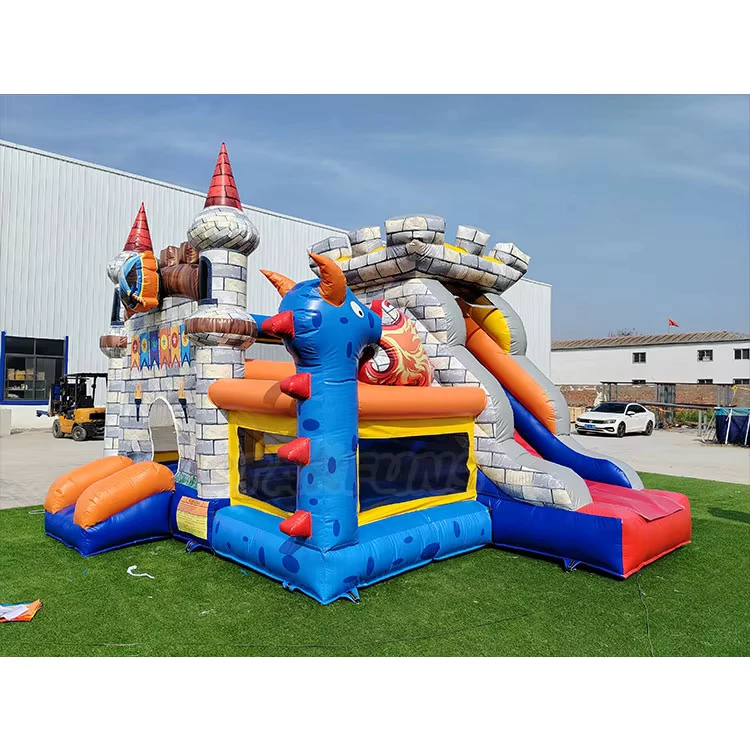 Kastil Bouncy Inflatable untuk Sewa Komersial Rumah Lompat Kastil untuk Anak-anak
