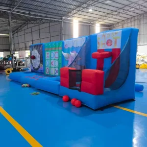 Commercial Rental Home Entertainment PVC Inflatable Interactive 4 in 1 Carnival Games Carnival Ride