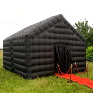 Nhà Hát Đêm Inflatable Di Động Sự Kiện Ngoài Trời Đen Disco Được Thắp Sáng Thuê