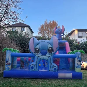 Commercial S Titch Carton Inflatable Bouncer Jumping Bouncer Slide Combo Cute Inflatable Castle With Blower