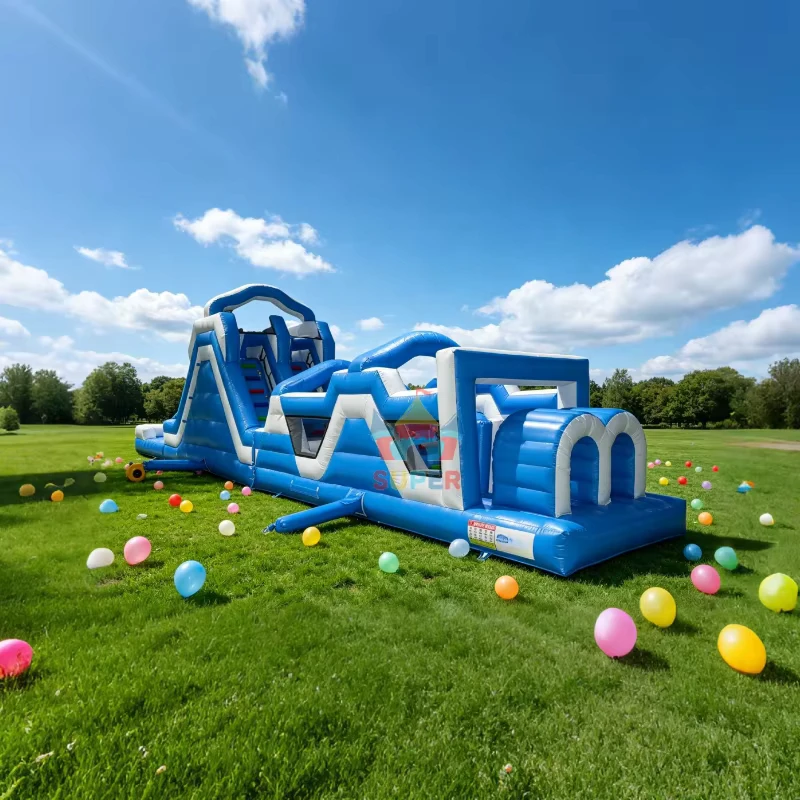 Kommerzieller Sportunterhaltungs Aufblasbarer PVC-Hindernisparcours Partyverleih-Ausrüstung für Kinder 8+ 5-10 Passagiere