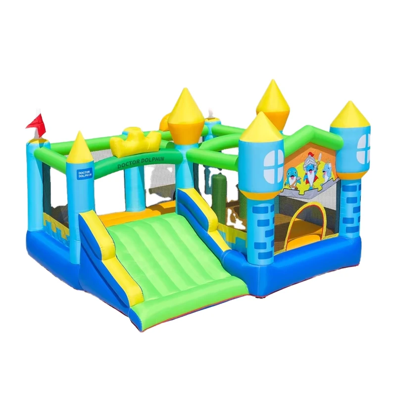 Tobogán inflable de unicornio comercial, piscina de agua, tobogán húmedo y seco, salpicadero para niños, parque acuático de verano, fiesta en el jardín, exterior
