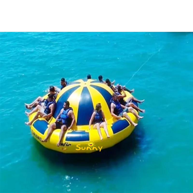 Kommerzielles Wasser-Spielzeug Disco Boot Zugfähiger Schlauchboot für Wasserunterhaltung