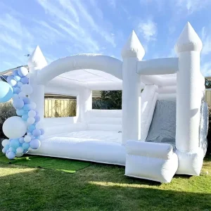 Commercial Wedding Giant Luxury CE Certified 2 Year Warranty Inflatable Bounce House with Slide